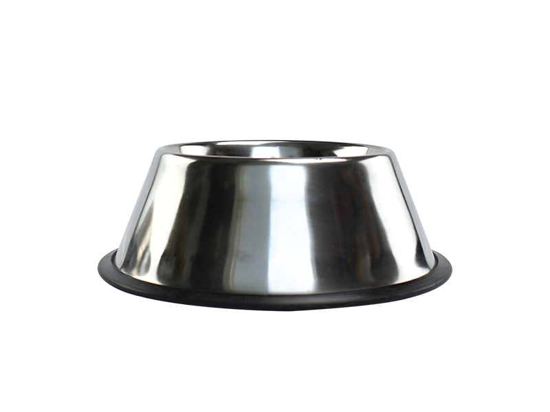 Plato de Acero p/Perros con Orejas Largas