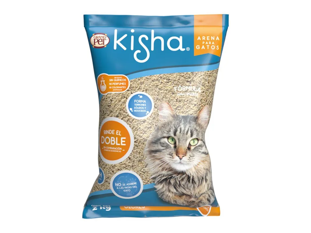 Arena para Gatos Kisha 2kg