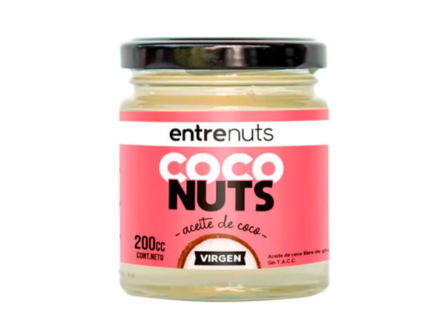 Aceite de coco Virgen  x 200 cc - ENTRENUTS
