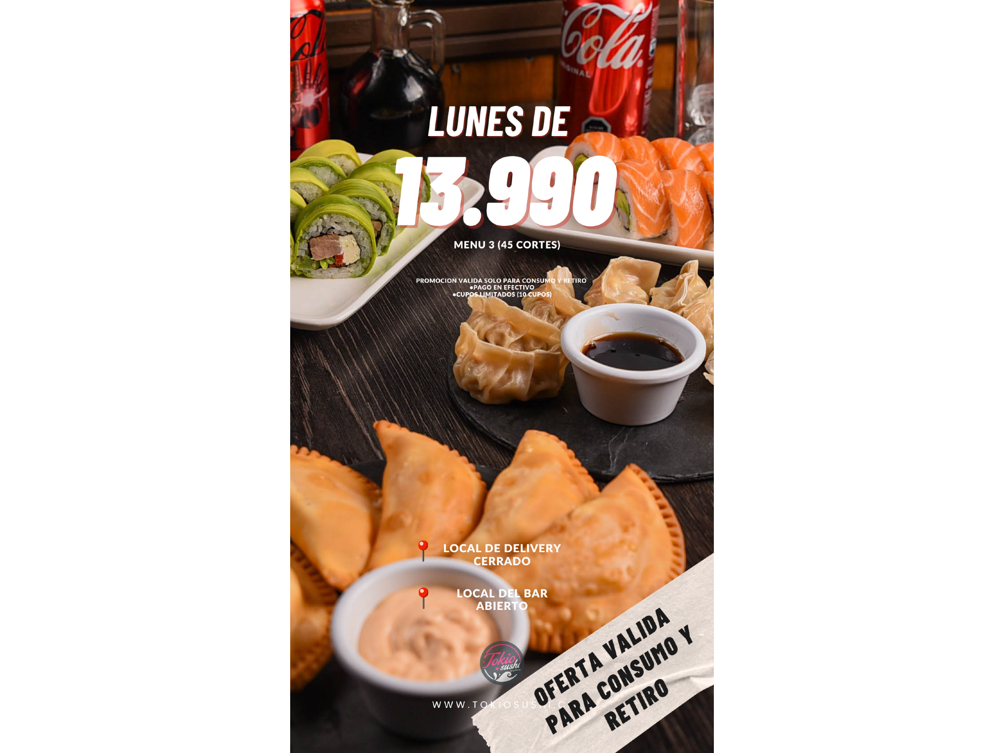 Menú 3 en oferta