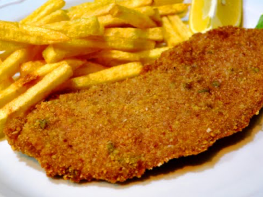 Mila de carne con fritas