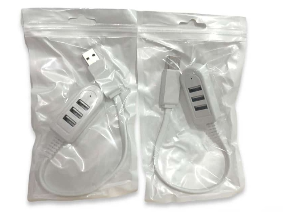 PUERTOS HUB USB A 3 PUERTOS