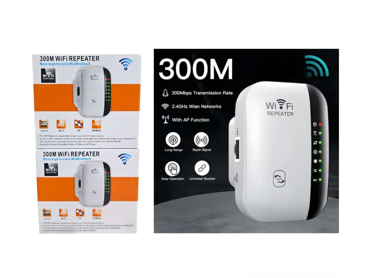 EXTENSOR RANGO WIFI 300M