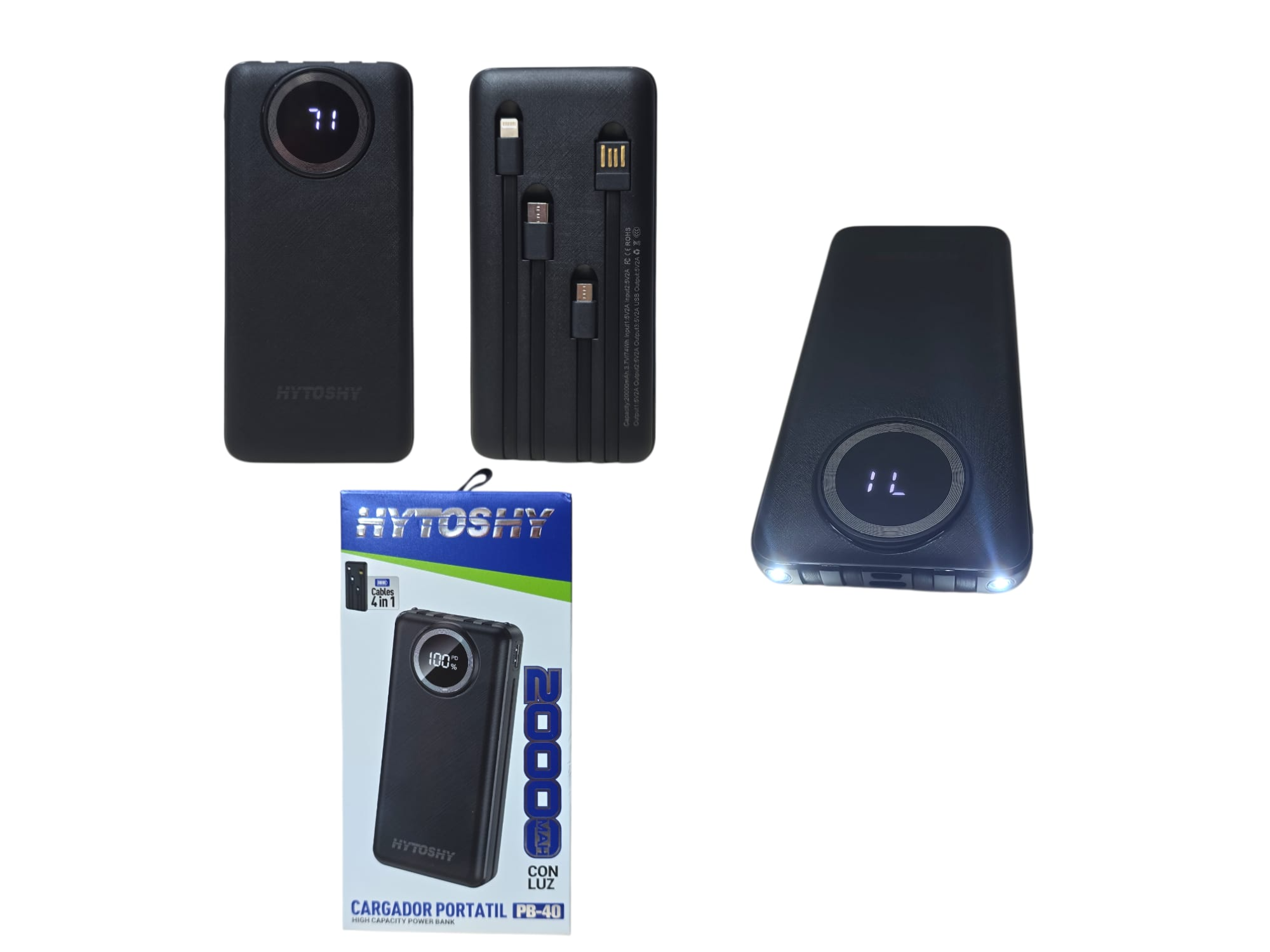 CARGADOR PORTATIL HYTOSHY PB-40