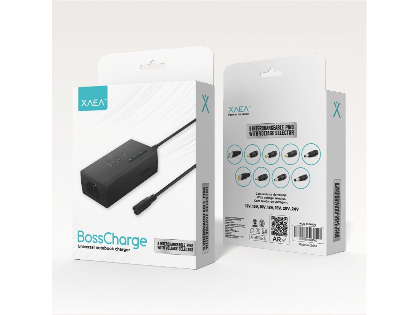 CARGADOR DE NOTEBOOK 9 CONECTORES XAEA