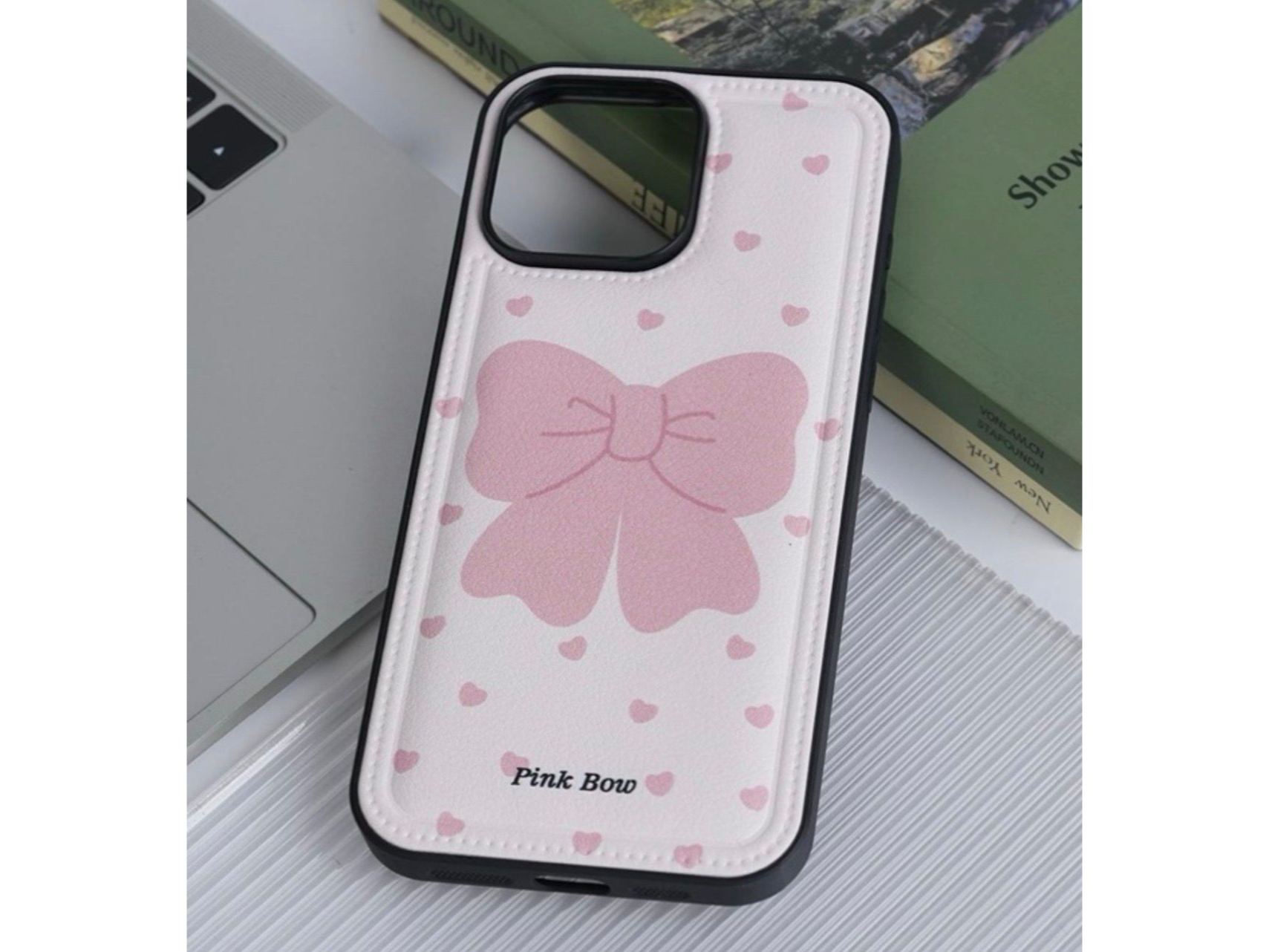 FUNDA PINK BOW
