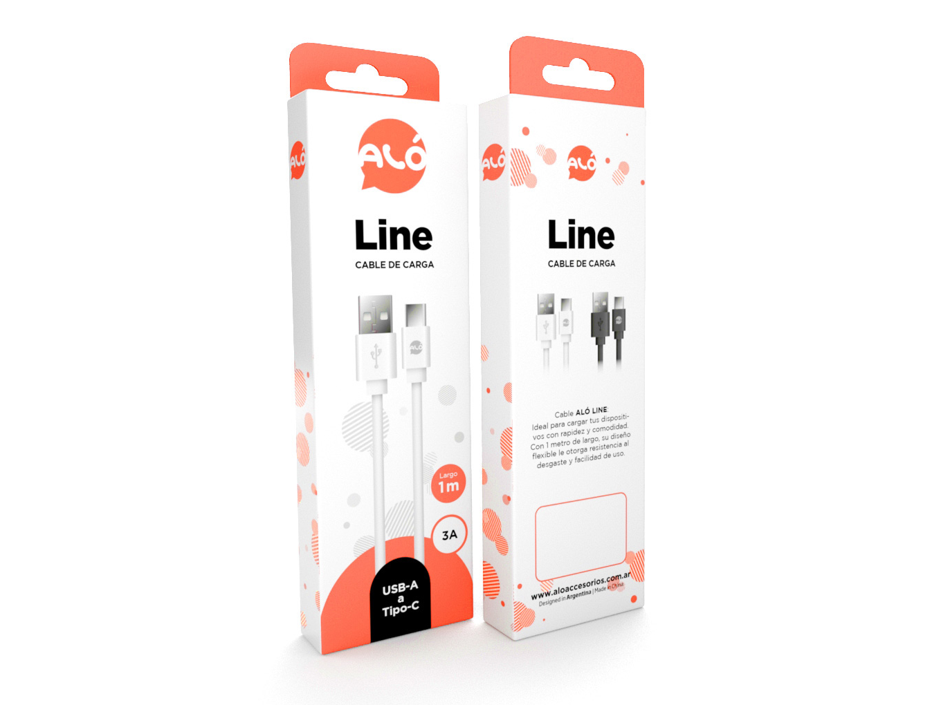 CABLE ALO 3.0A USB A A TIPO C