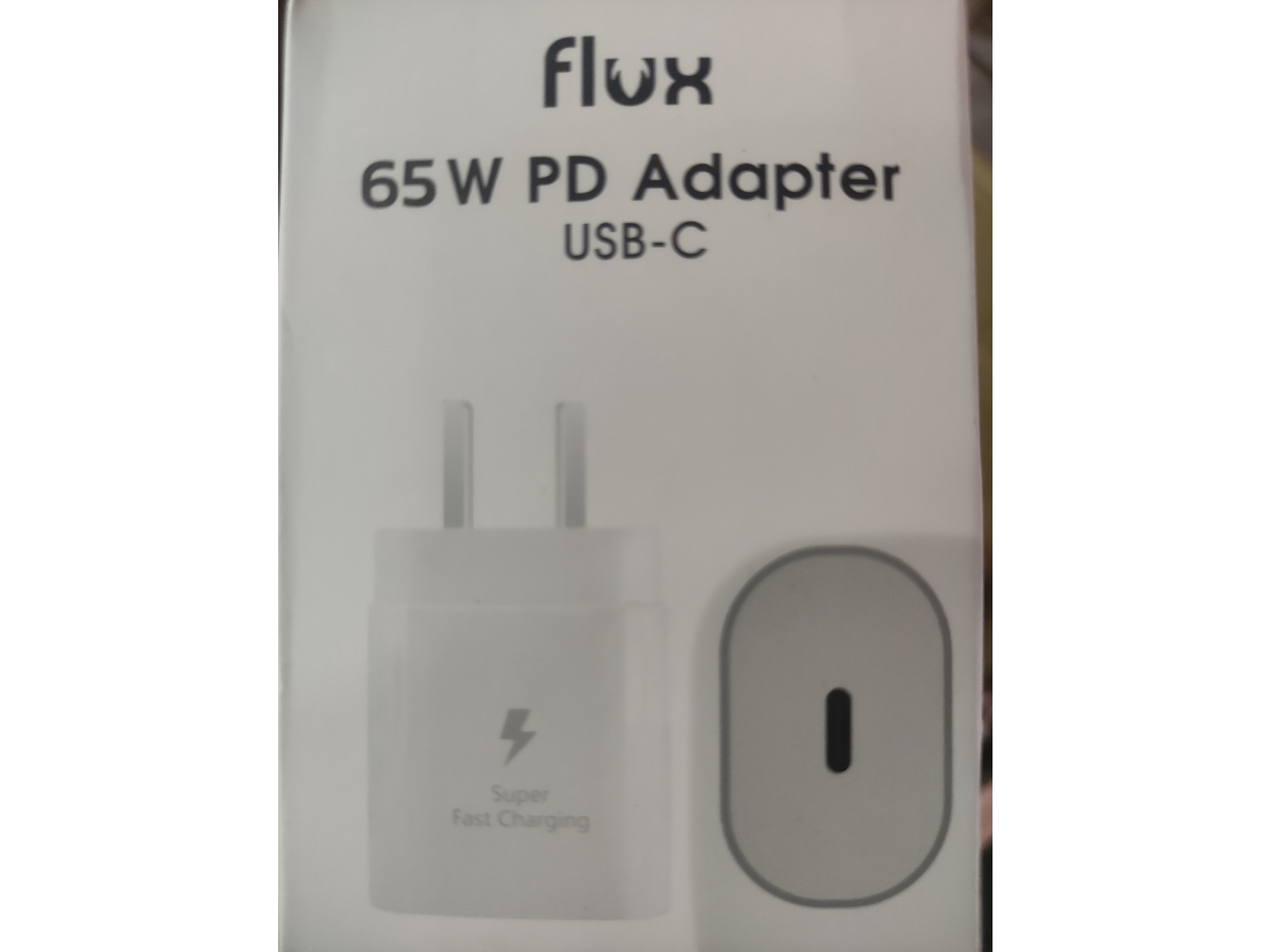 Cargador type c flux