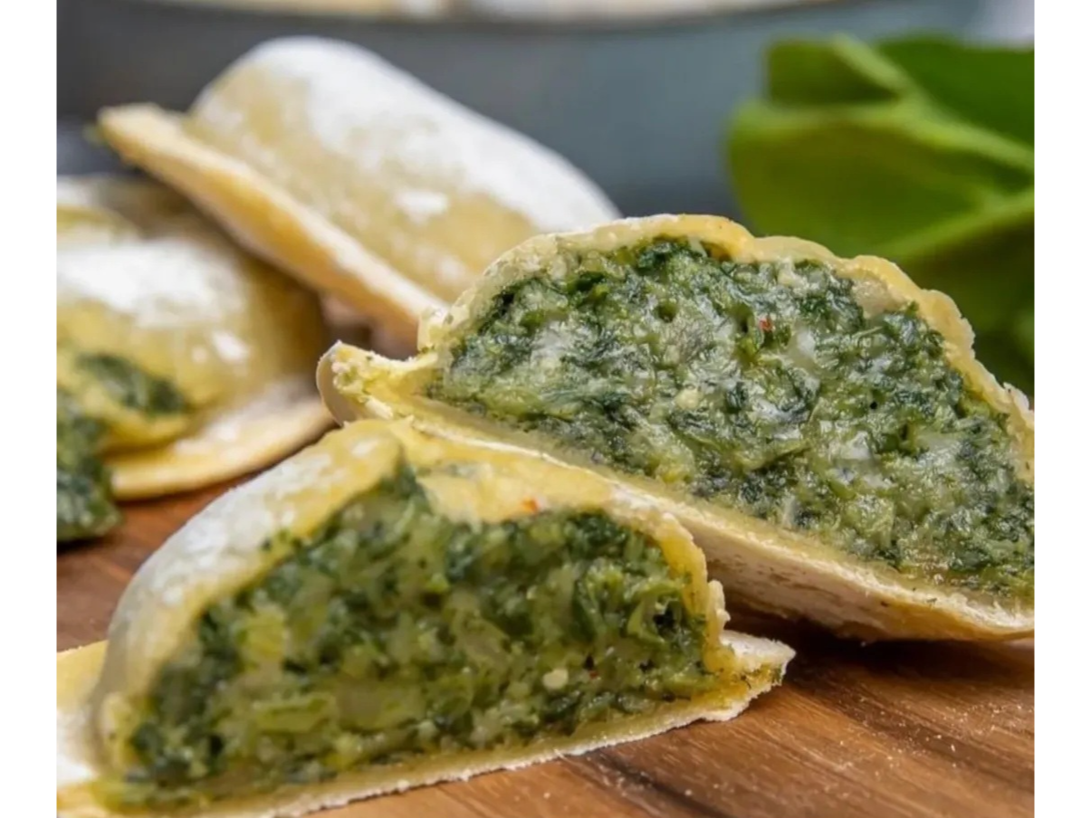 Sorrentinos de Espinaca, mozzarella y parmesano x 15u.