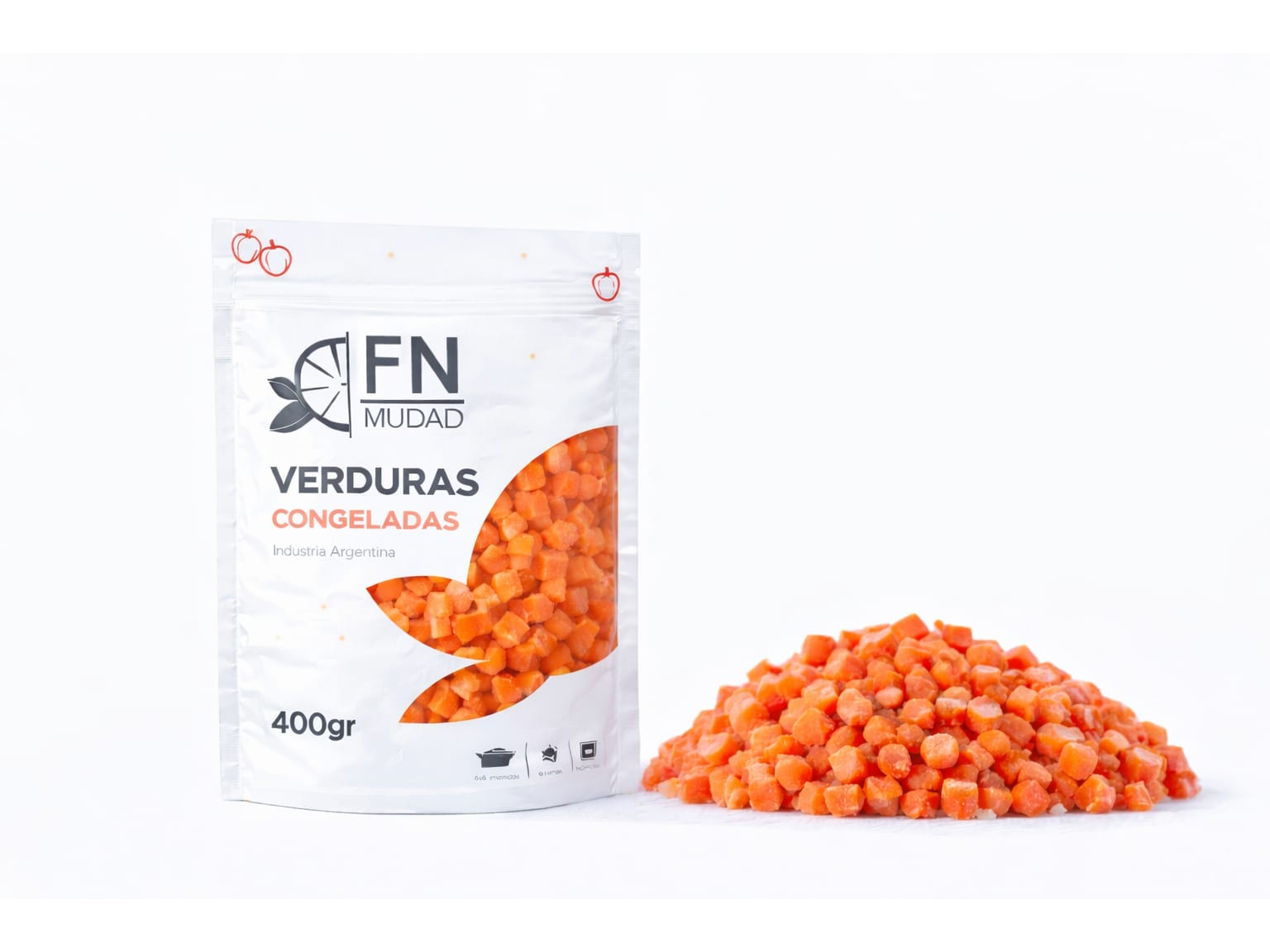 Zanahoria  congelada x 400gr