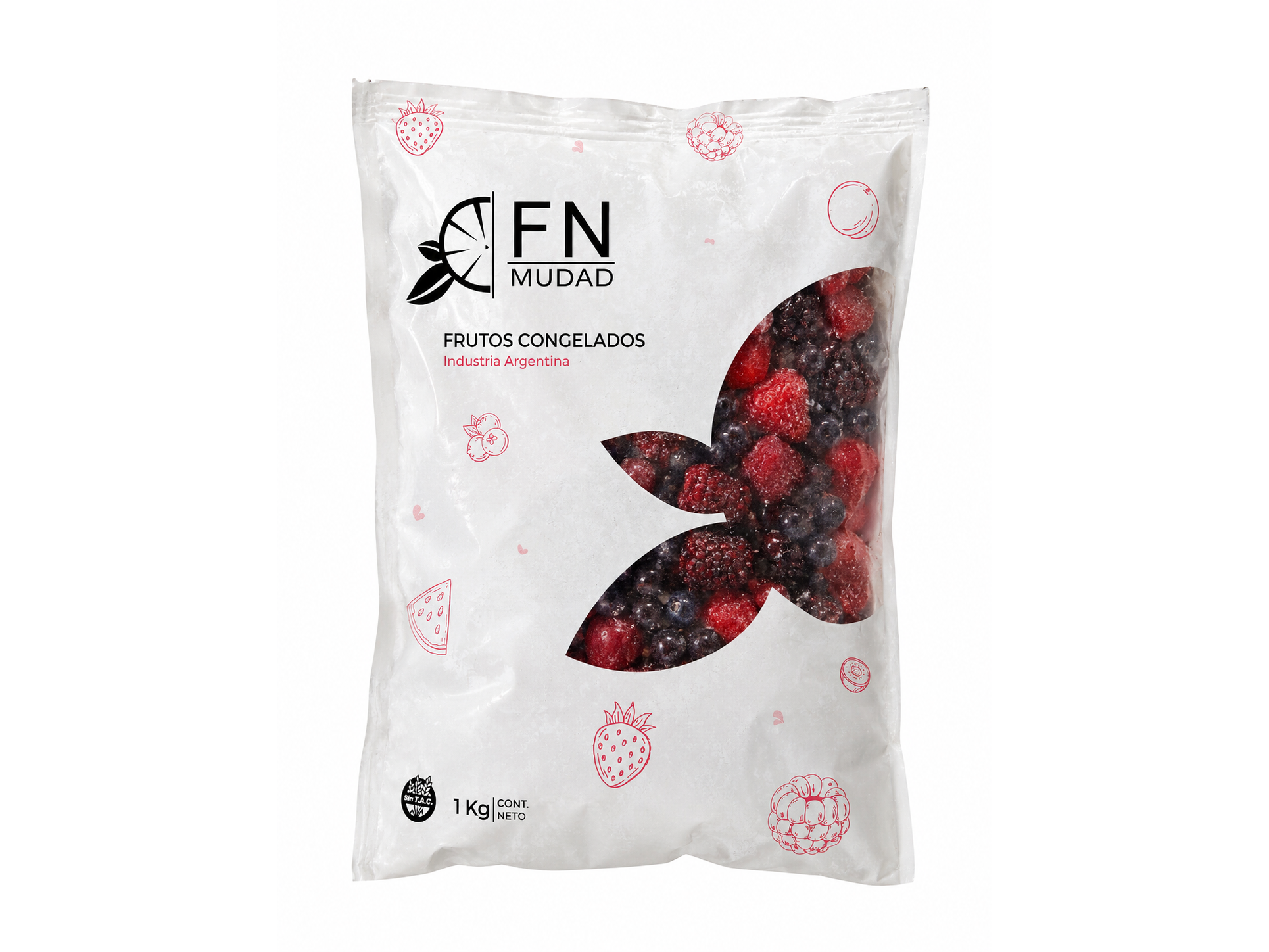 Mix argentino  (Frutillas, Arándanos y moras)