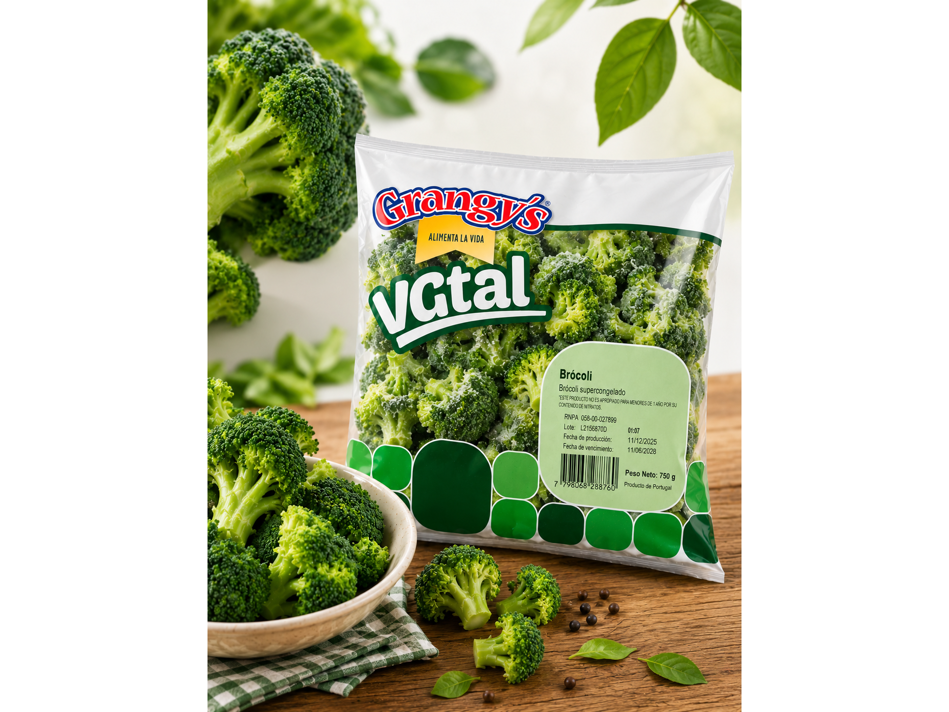 Brócoli congelado x 750gr GRANGYS