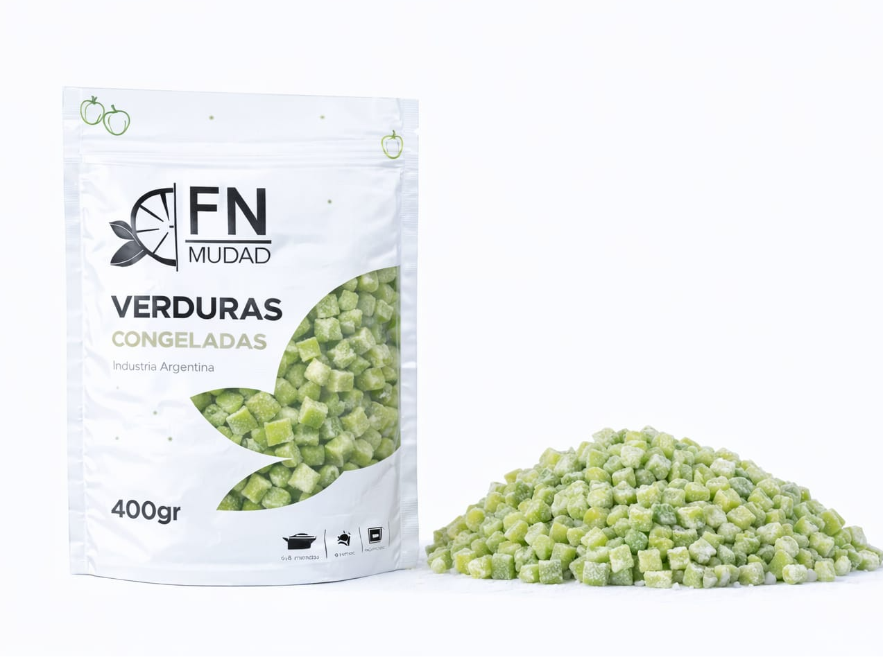 Pimiento verde x 400 grs