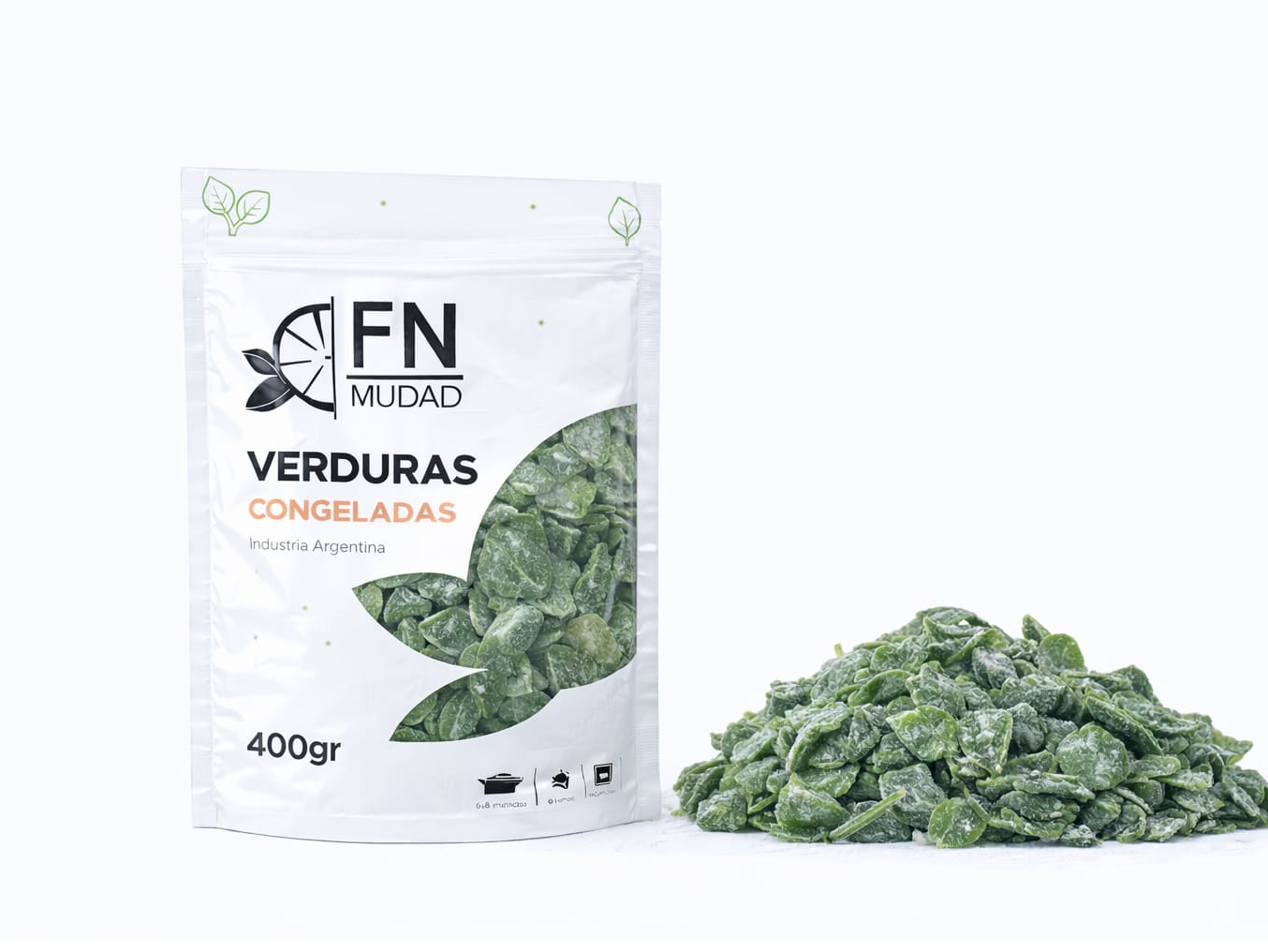 Espinaca congelada x 400gr