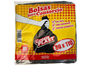 BOLSA SUPERCONSORCIO 80x110x10 UNID GREENPLAST