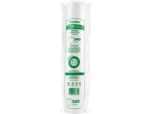 VASO TÉRMICO 240 cc ENPOLEX x 25 unid