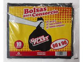 BOLSA CONSORCIO 60x90x10 UNID GREENPLAST de power clean