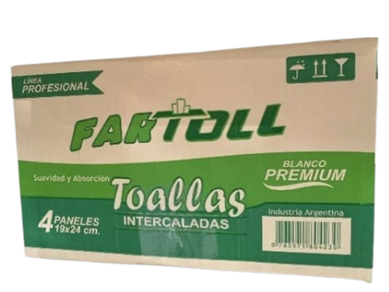 TOALLA INTERCALADA BLANCA x 1500 UNID FARTOLL