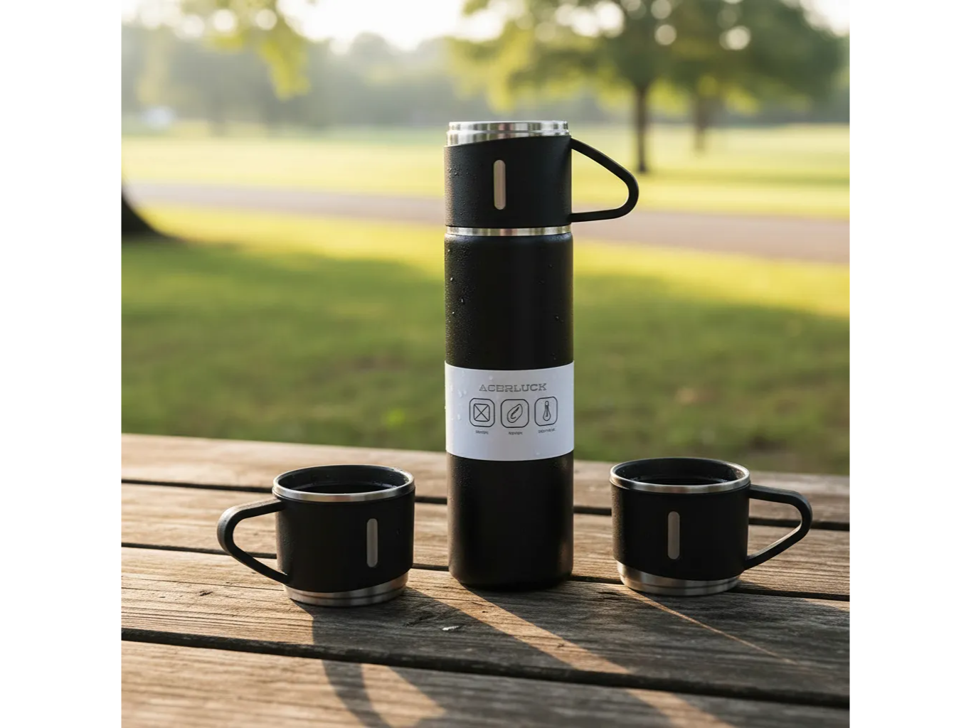 TERMO 500cc CON 3 TAZAS