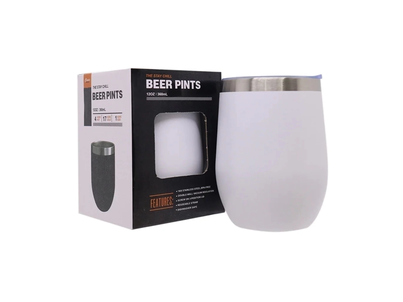 BEER PINTS 360ML TAZA TERMICA