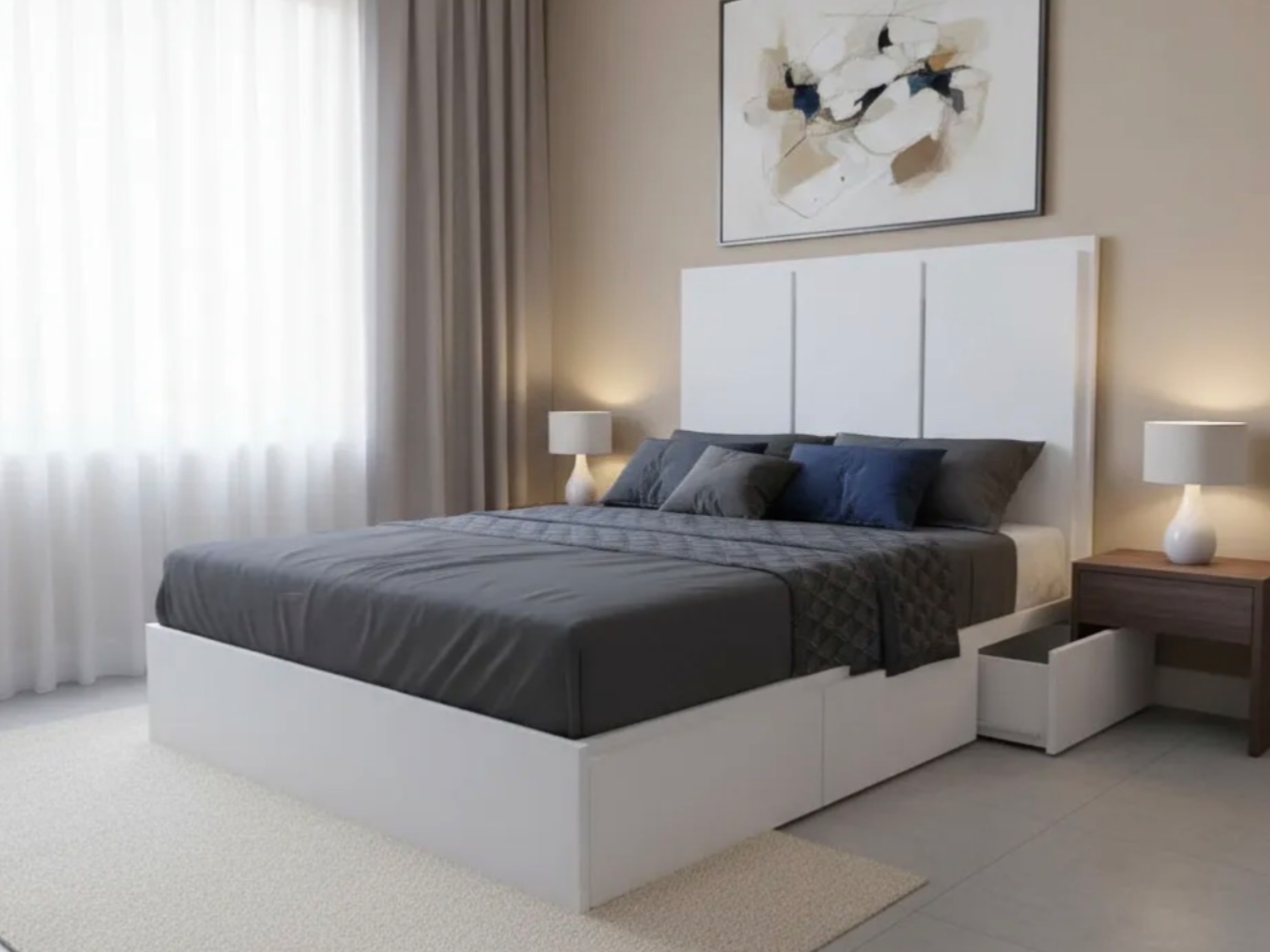 CAMA 2 PLAZAS 3 CAJONES