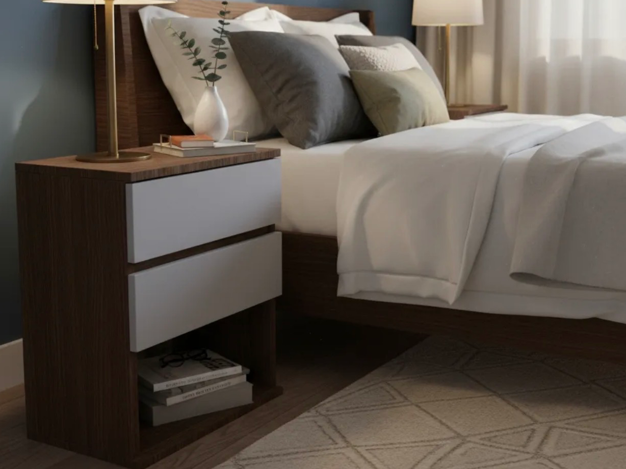 MESA DE LUZ 2 CAJONES