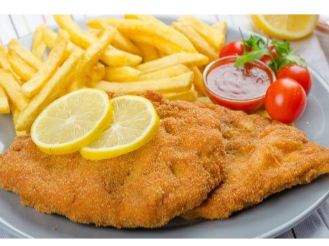Milanesa al plato