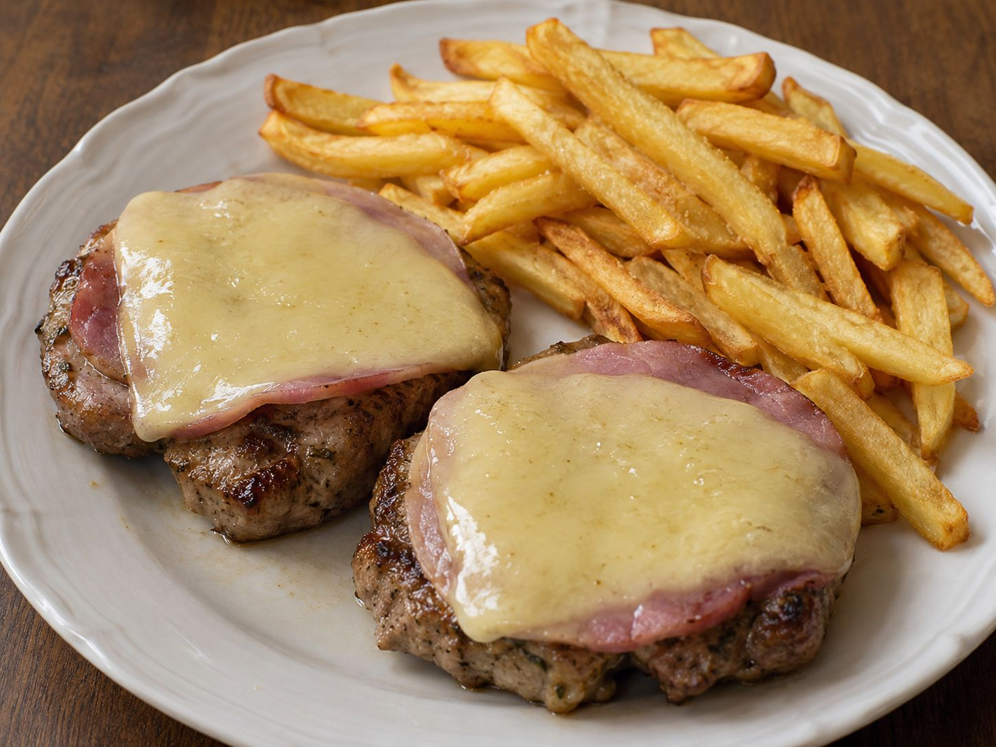 Hamburguesa al plato