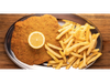 Milanesa de pollo con papas o ensada