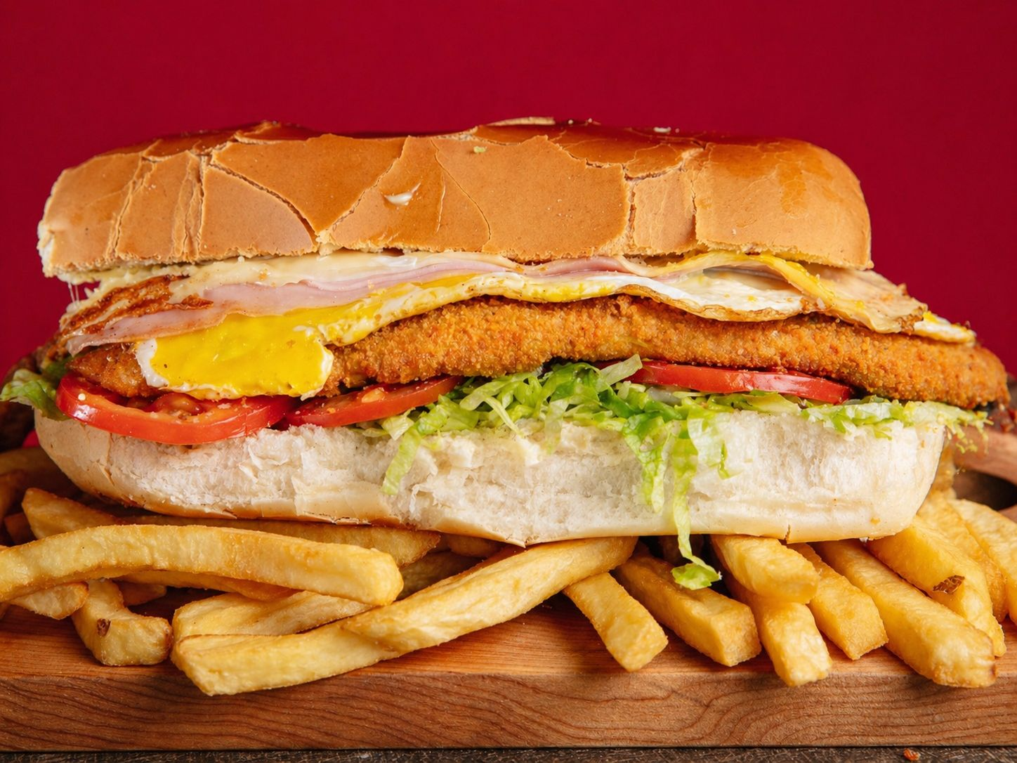 Sándwich de mila Pollo de CHEBU - Armada Argentina