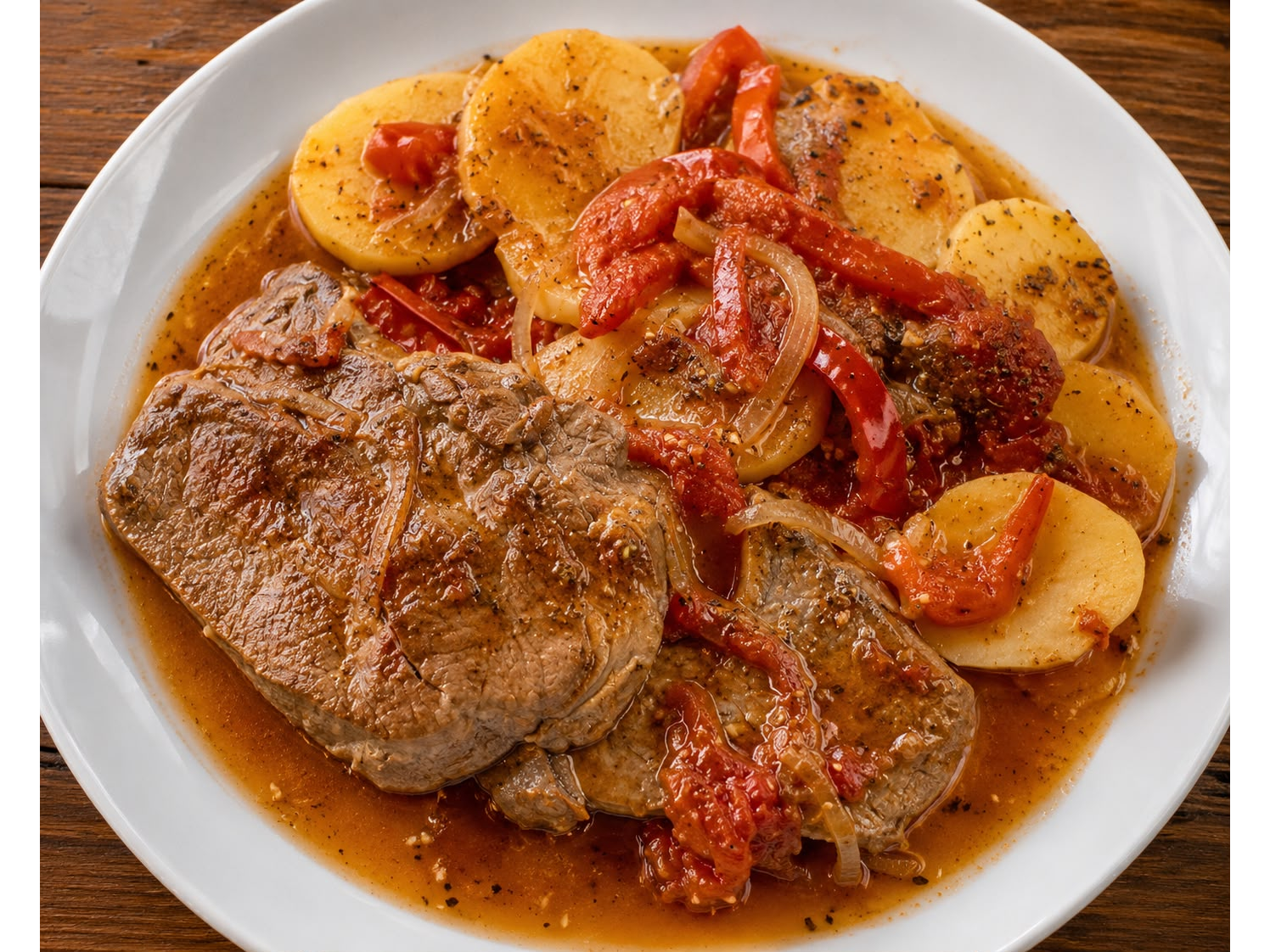 Bife a la criolla