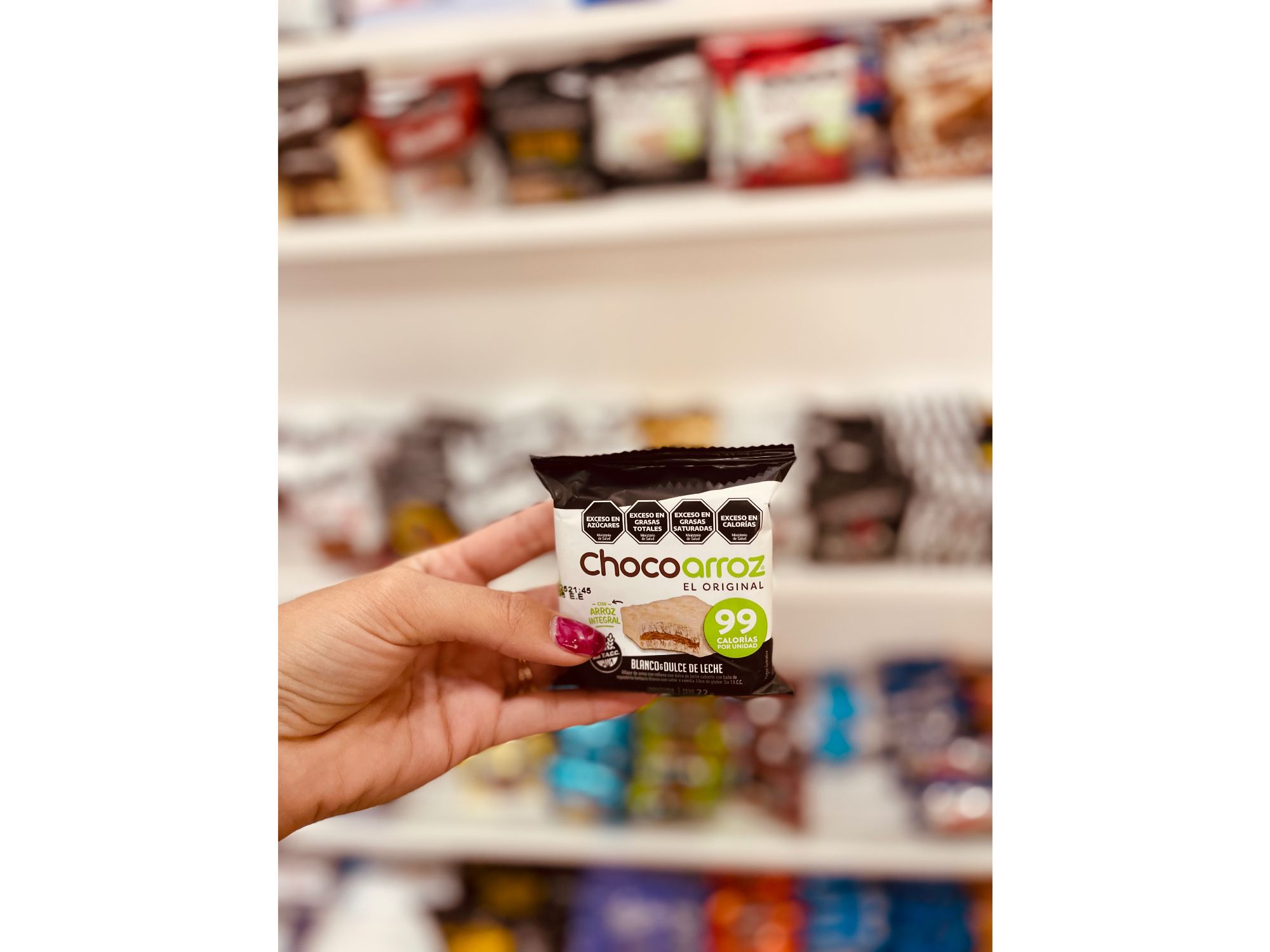 Choco arroz blanco
