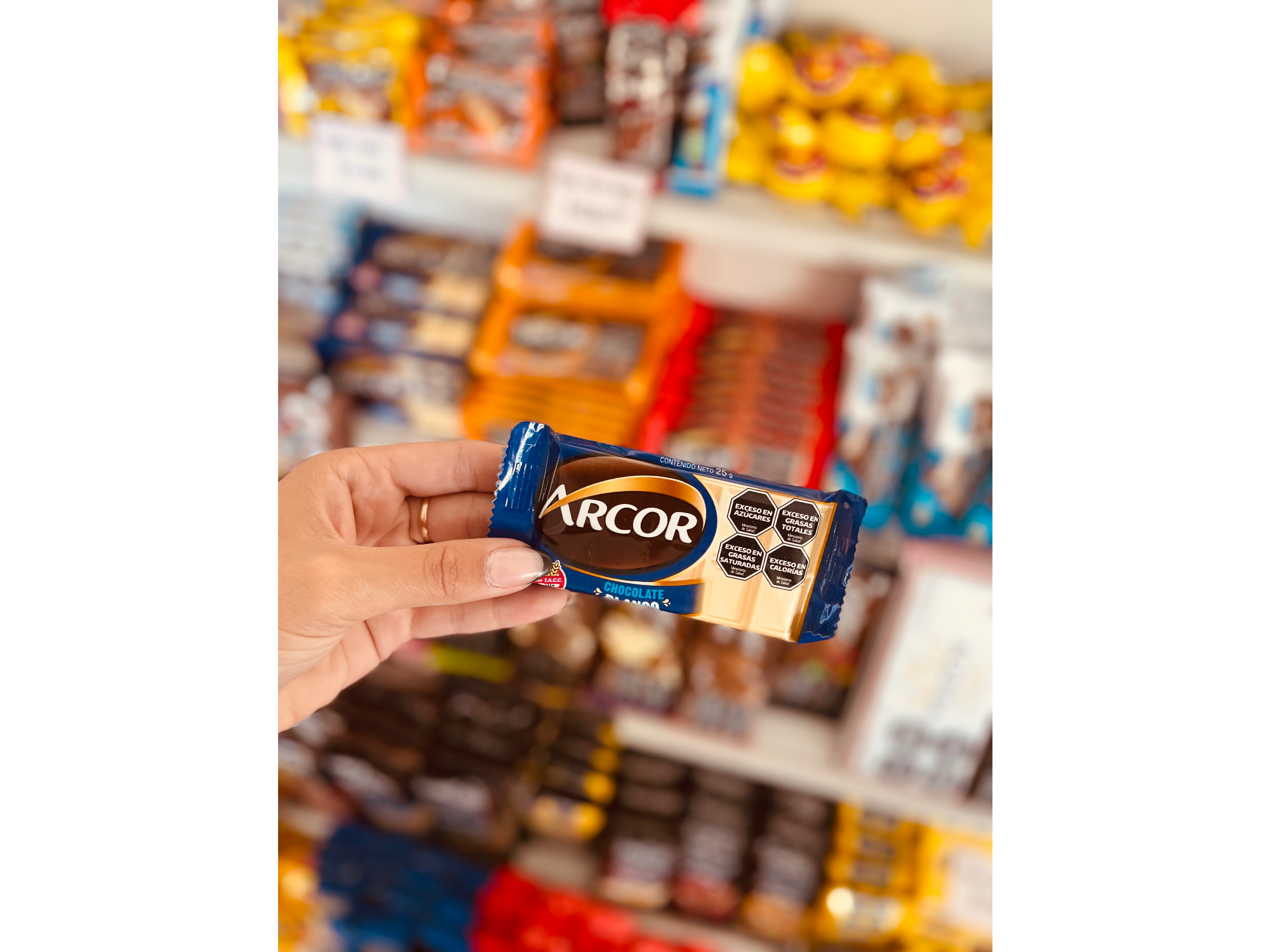 Celofán blanco arcor x25gr