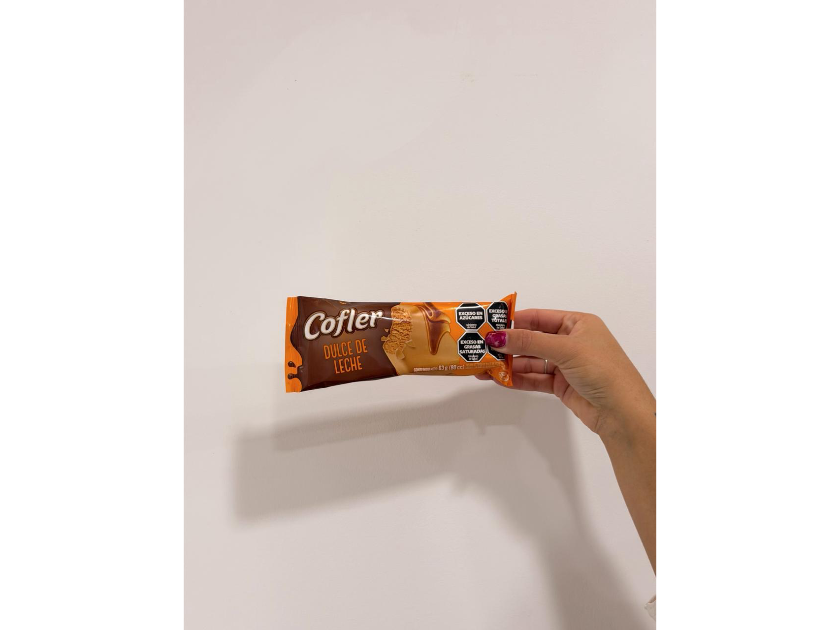 Palito cofler dulce de leche