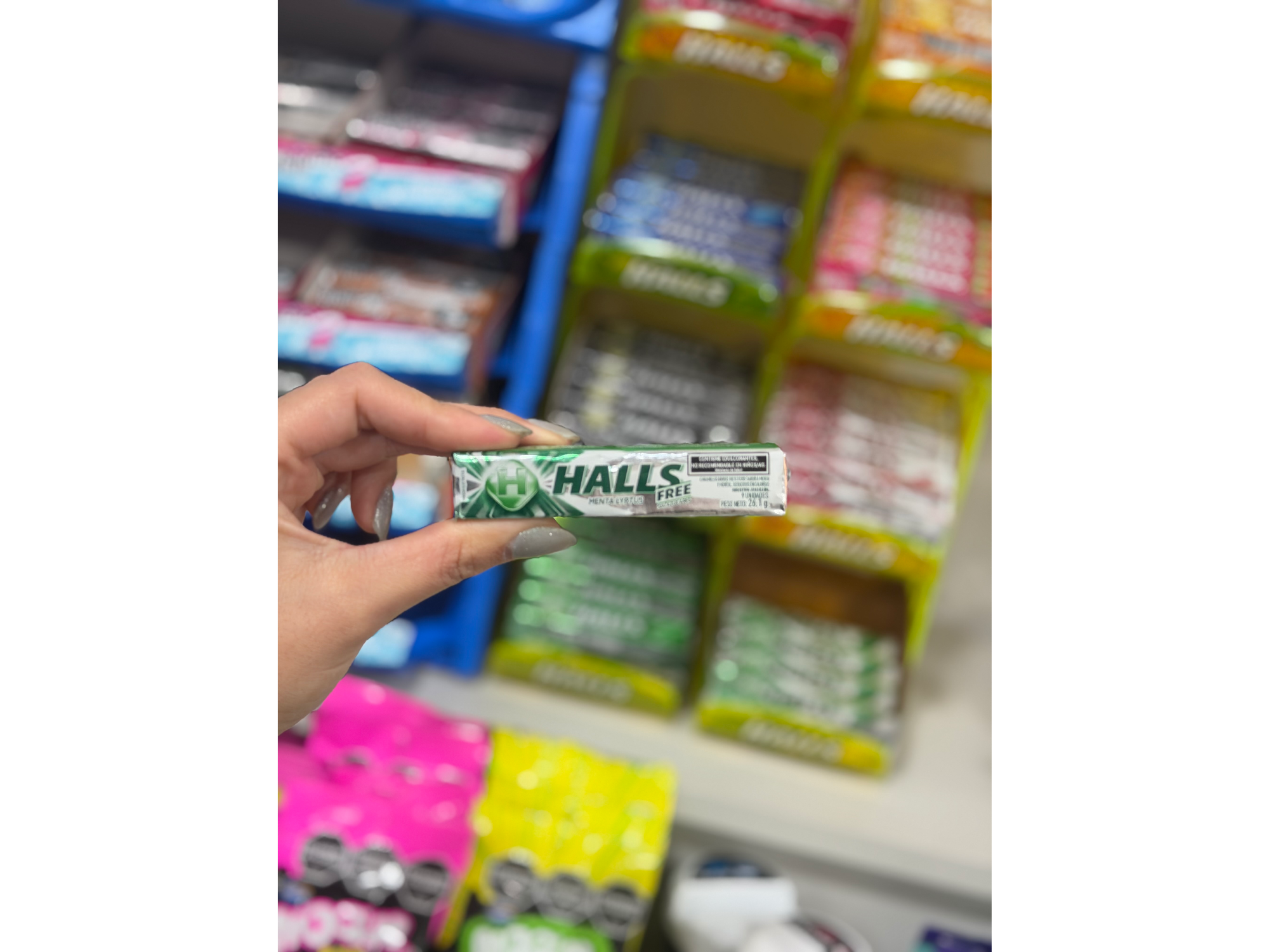 Halls menta lyptus sin azúcar
