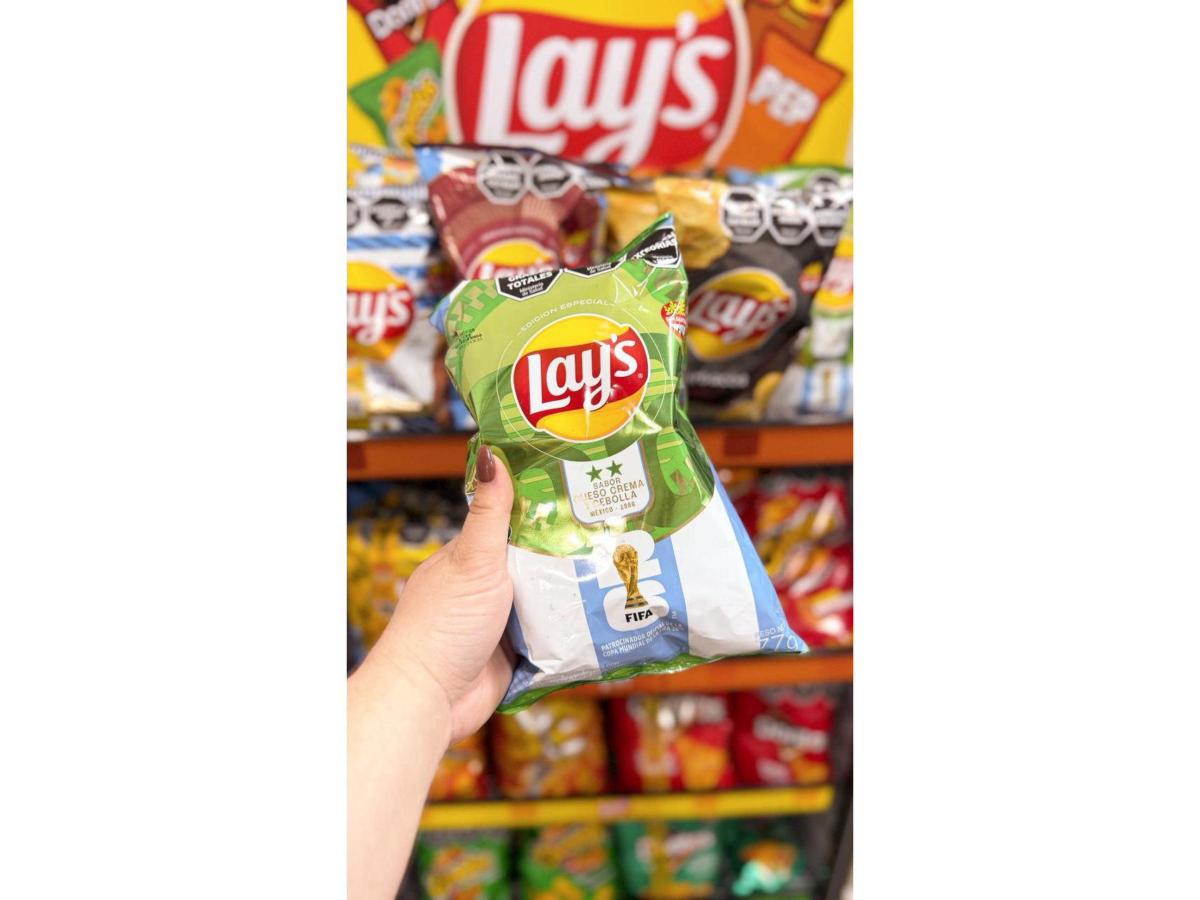 Lays cebolla y crema