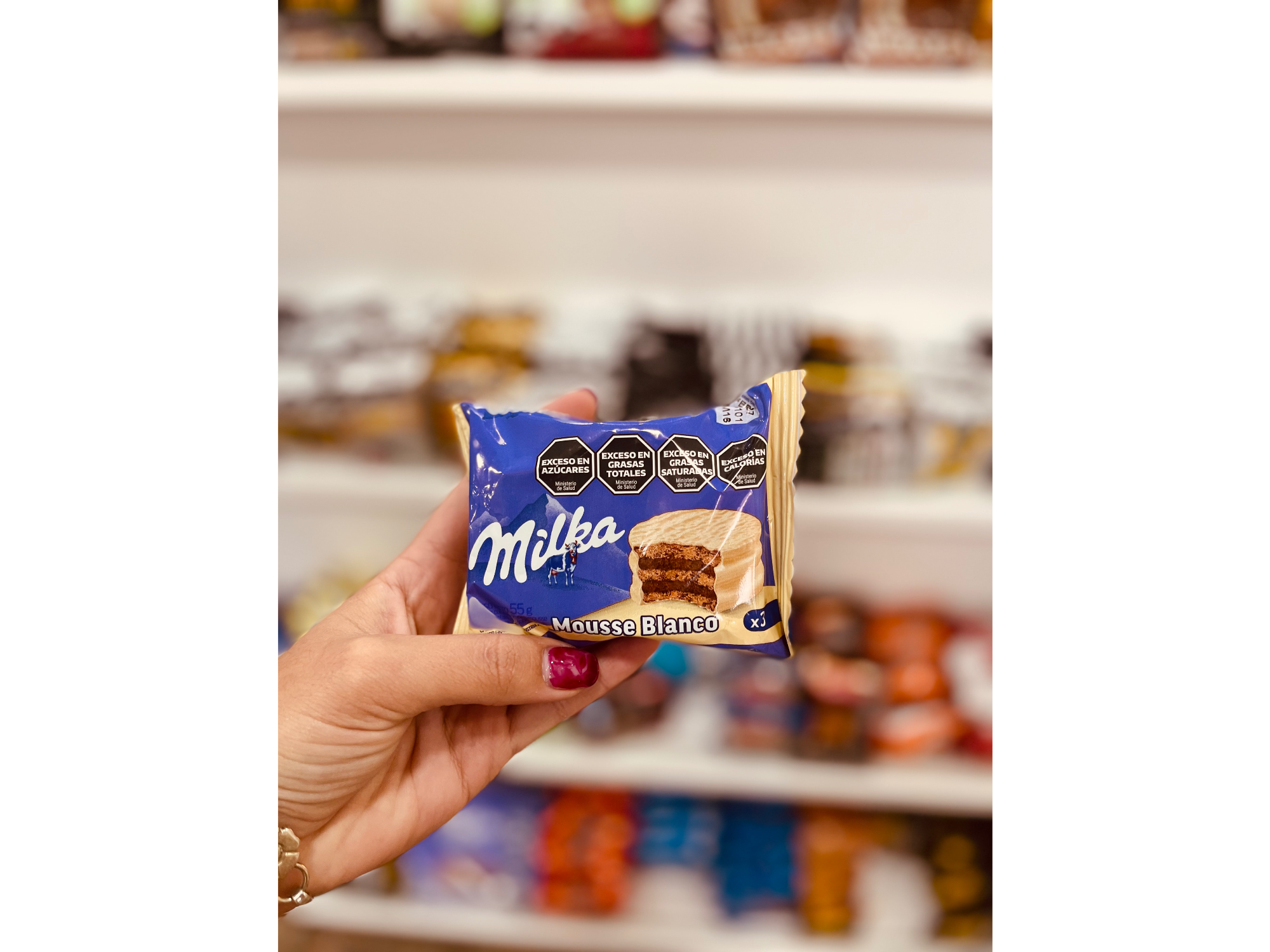 Milka mousse blanco