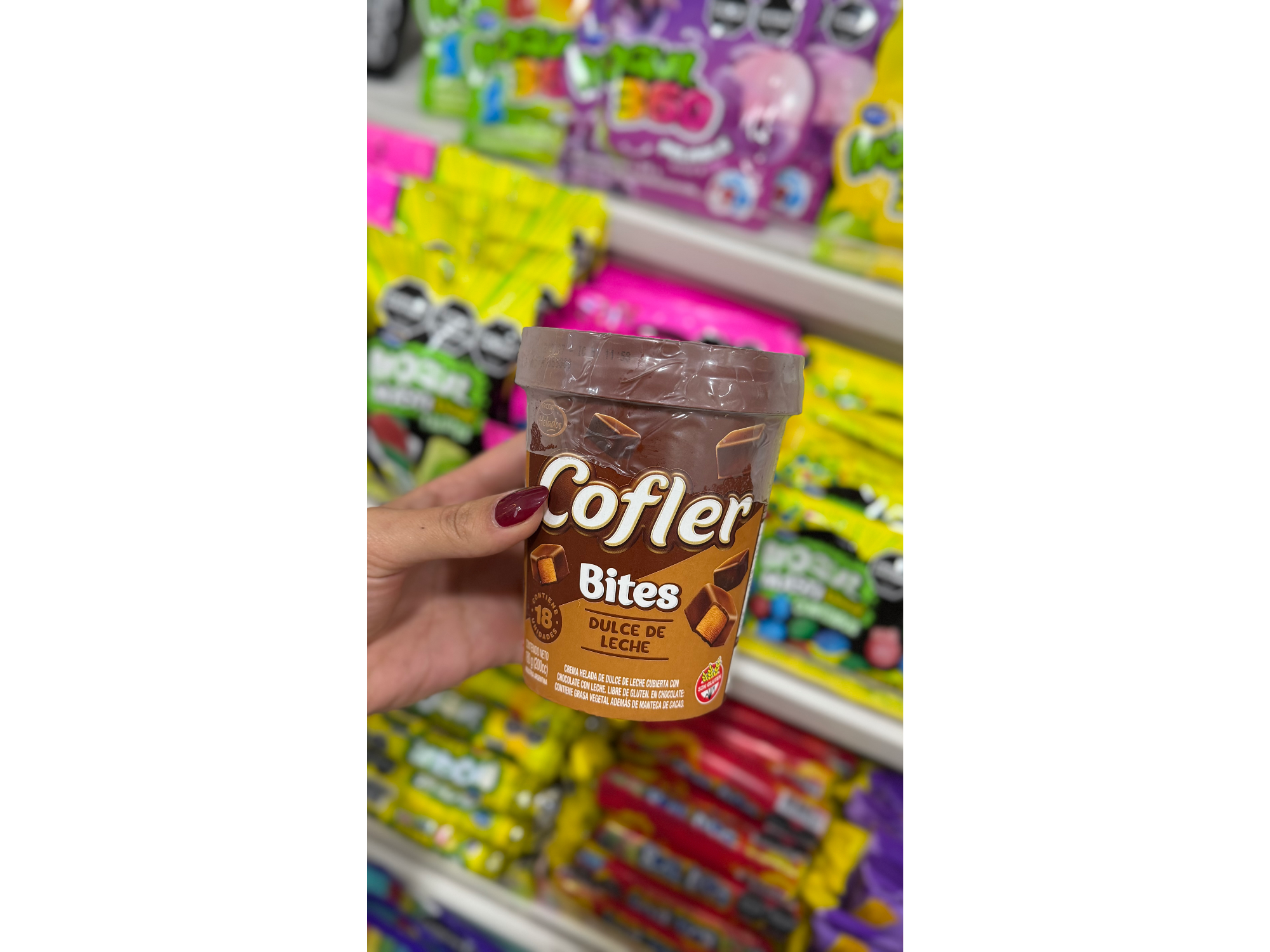 Bites cofler dulce de leche