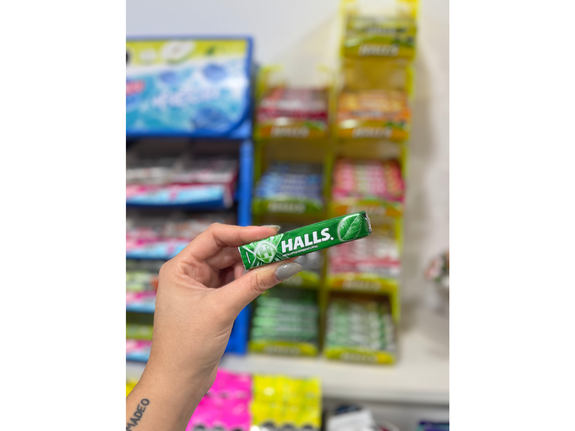 Halls menta lyptus