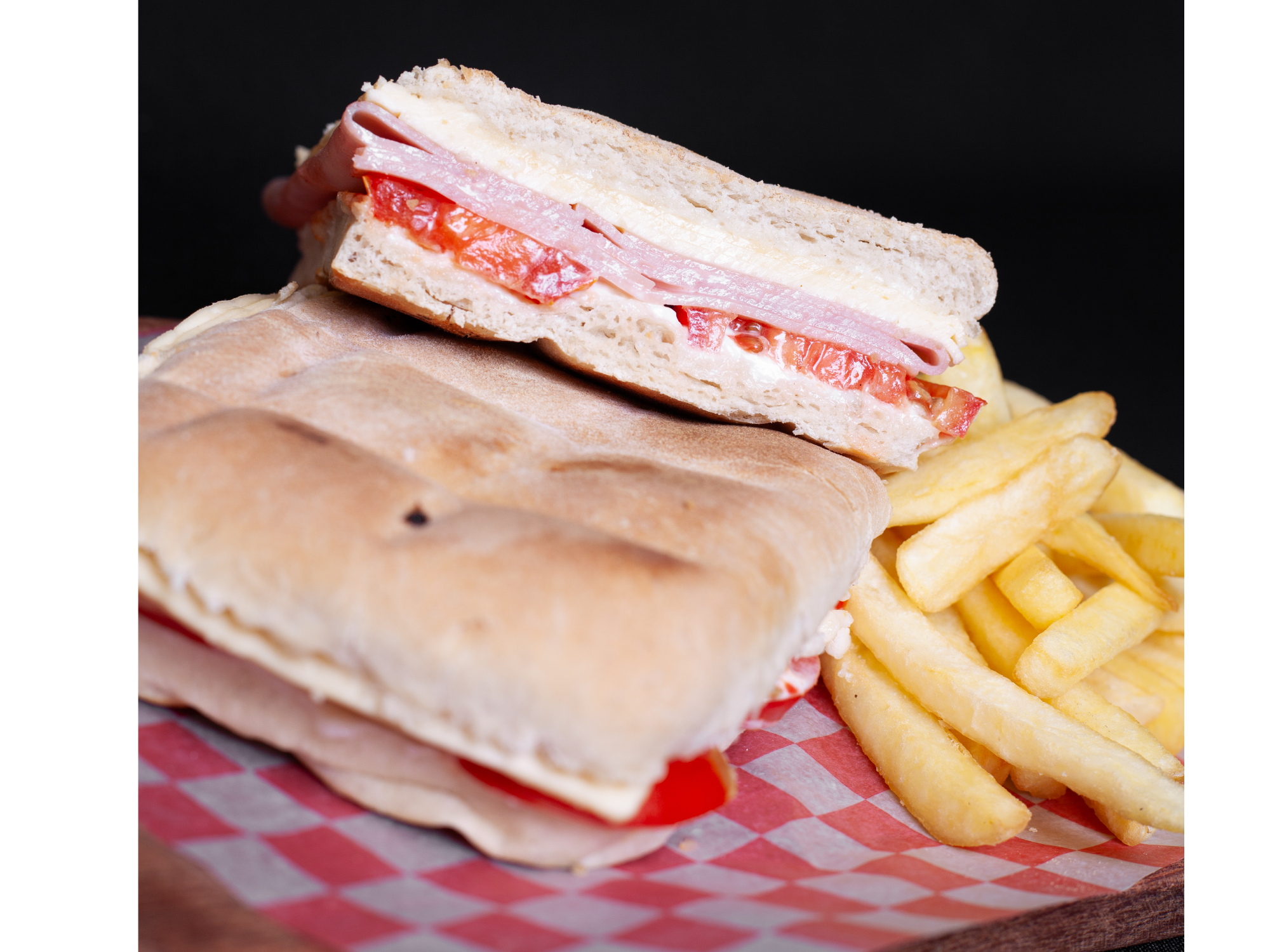 Tostado en pan de lomo