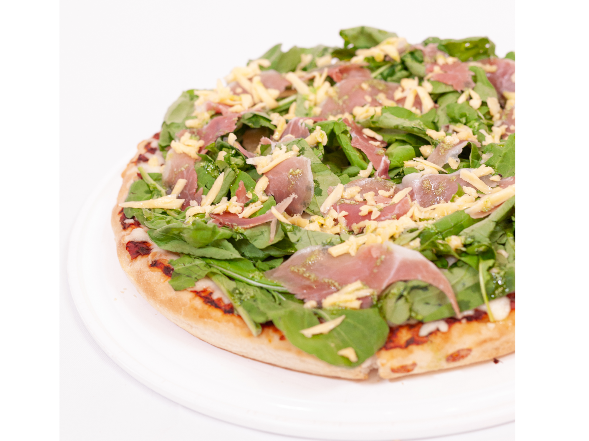 Rúcula y crudo