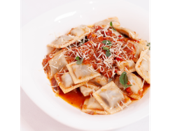 Ravioles jamon y queso