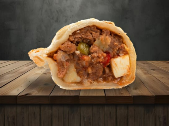 Carne a Cuchillo con Papa y Huevo