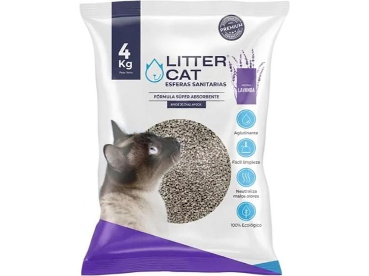 Esferas sanitarias Litter Cat - lavanda
