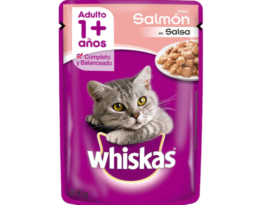 Sobre pouch para gatos - salmón