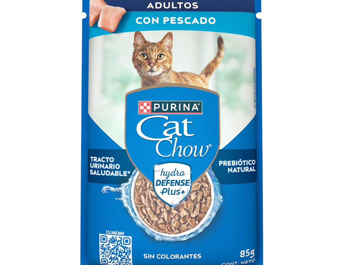 Sobre pouch para gatos - pescado