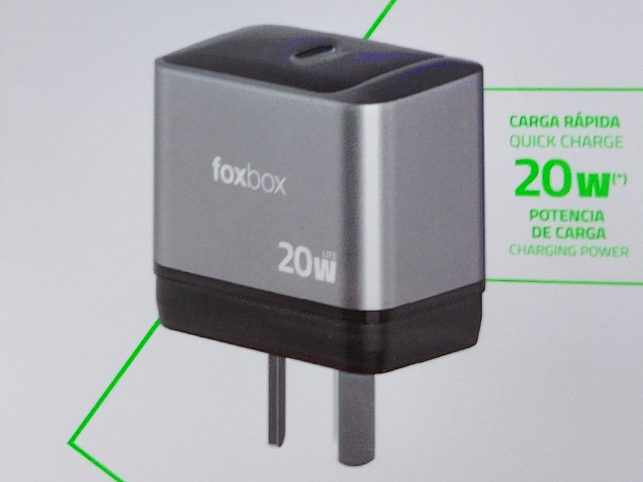 CARGADOR FOX BOX MEGA 3 20W SALIDA C