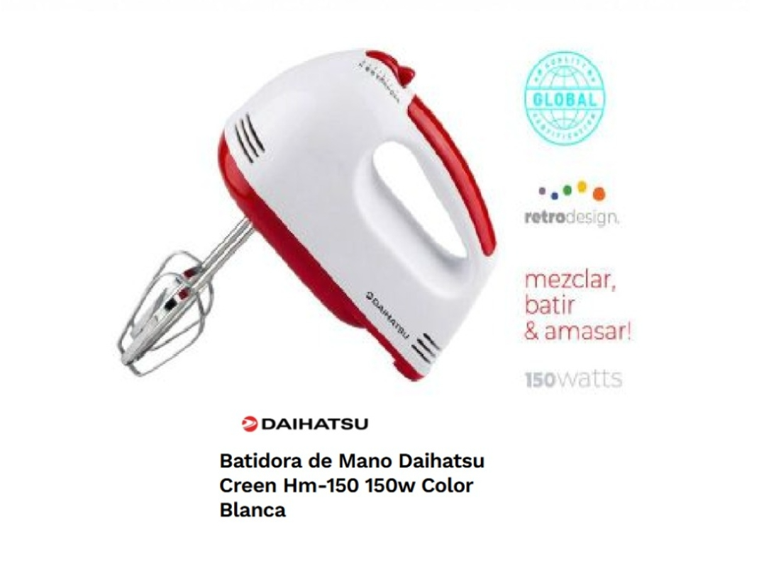 BATIDORA DE MANO DAIHATSU GREEN 150W
