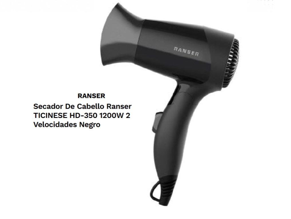 SECADOR DE PELO RANSER TICINESE