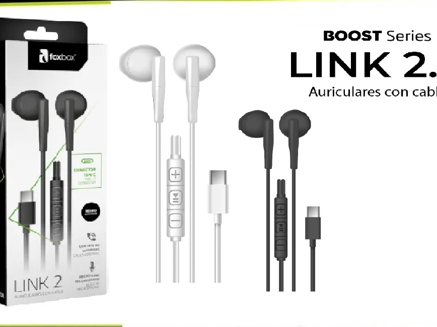 AURICULARES TIPO C FOX BOX LINK